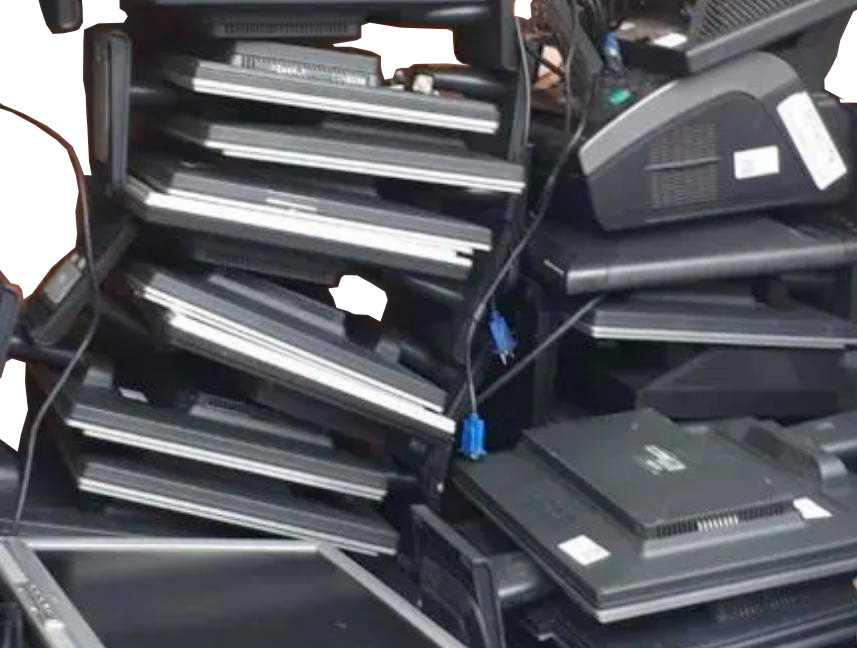 Пластик от оргтехники тёмный